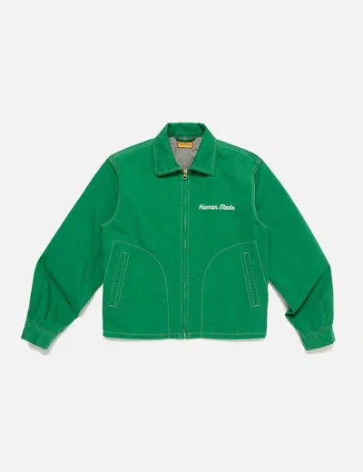Human Made Work Jacket In Green