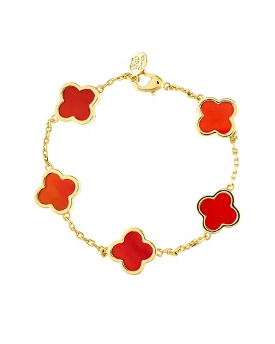 Rivka Friedman 18k Plated Stackable Bracelet In Neutral