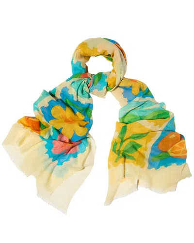Saachi Fruit Stamp Printed Scarf In Multi
