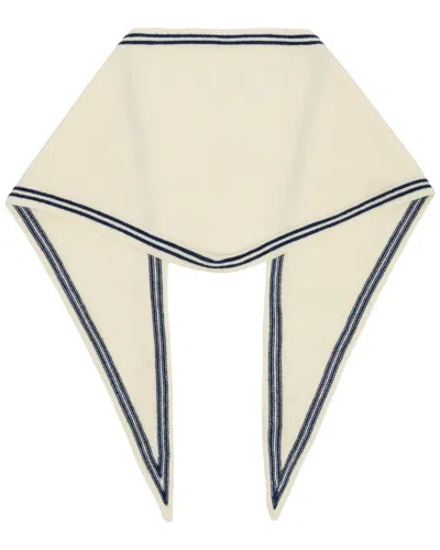 Saachi Solid Triangle Scarf In Neutral