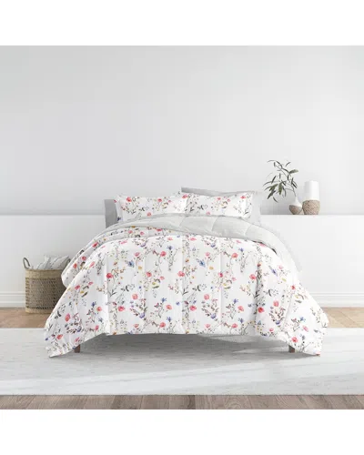 Home Collection Bedding Bundle Comforter & Sheet Set In White
