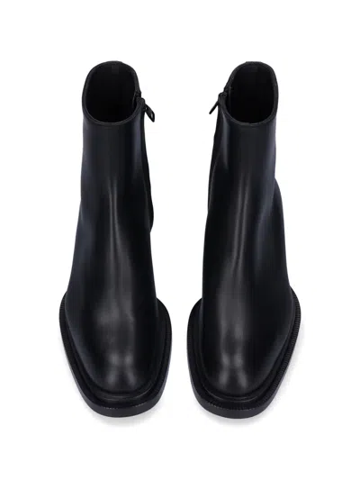 Alexander Mcqueen Elasticated Side Panel Ankle Boots In Black