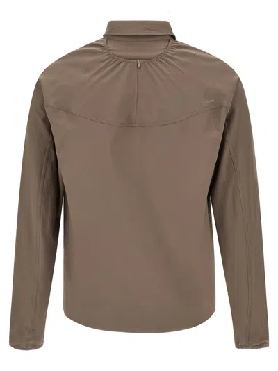 Satisfy Peaceshell River Technical Shirt In Brown