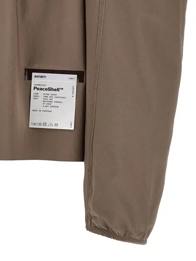 Satisfy Peaceshell River Technical Shirt In Brown
