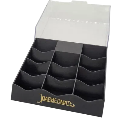 Barbermate Clipper Blade Organizer Rack Case In Black | ModeSens