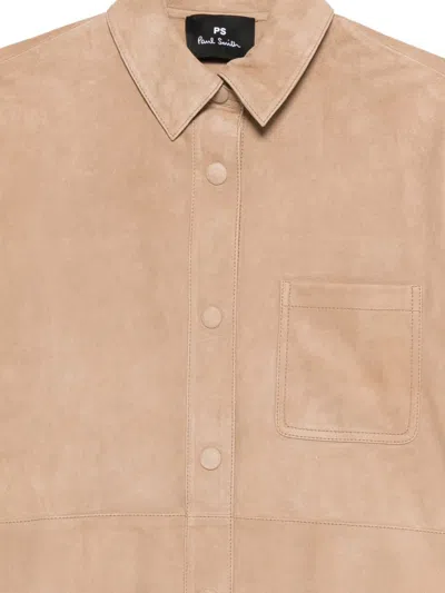 Paul Smith Beige Regular Solid Shirt In Nude