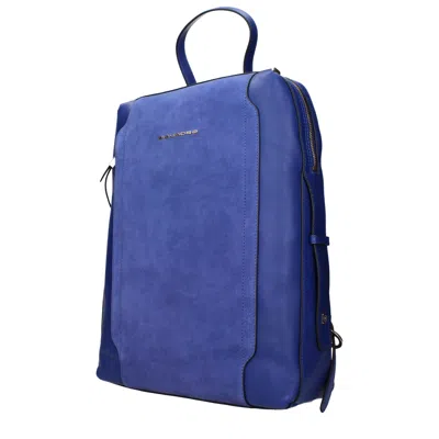 Piquadro Side-zip Backpack In Blue