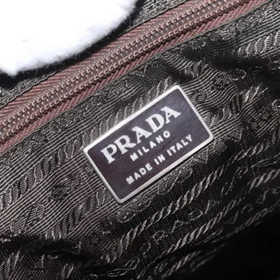 Pre-owned Prada Double Front Pocket Backpack Tessuto Khaki Nylon Backpack Bag () In Brown