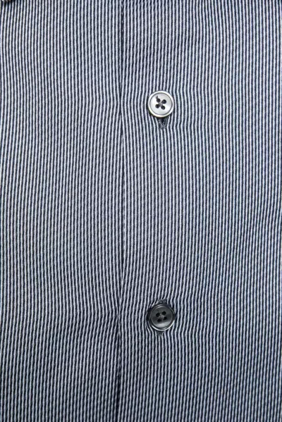 Robert Friedman Striped Slim-fit Shirt In Blue