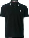 Moncler Classic Polo Shirt In Black