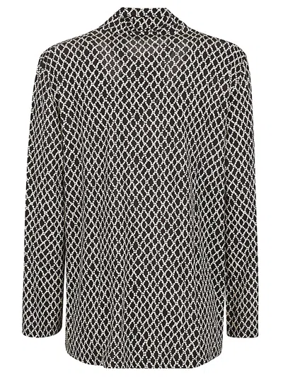 Siyu Black Printed Shirt In Black