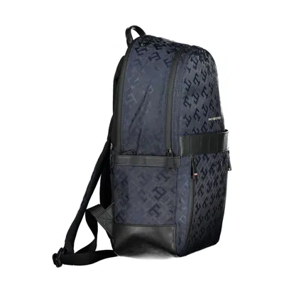 Tommy Hilfiger Blue Polyester Men Backpack In Blue