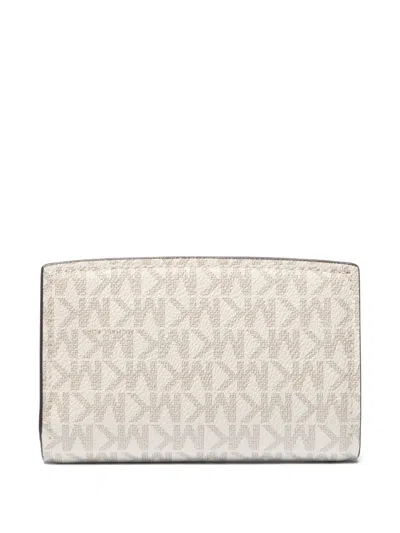 Michael Kors Medium Bryant Logo Wallet In Neutral