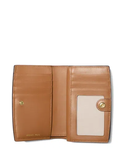 Michael Kors Medium Bryant Logo Wallet In Neutral