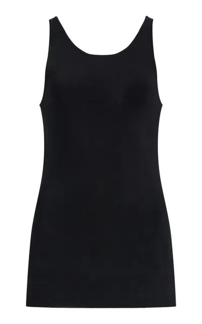 Totême Toteme Classic Compact Knit Tank Top In Animal Print
