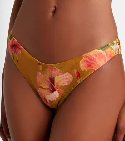 Zimmermann Mahon Floral Bikini In Multi