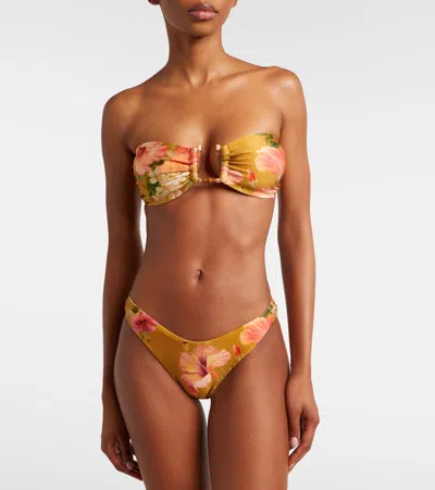 Zimmermann Mahon Floral Bikini In Multi