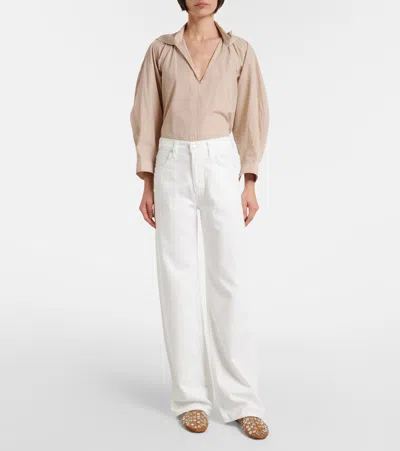 Citizen Of Humanity Citizens Of Humanity Annina Wide-leg Jeans In White