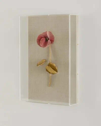 Tommy Mitchell Pansy Study 3 Wall Art In Multi
