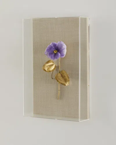 Tommy Mitchell Pansy Study 5 Wall Art In Multi