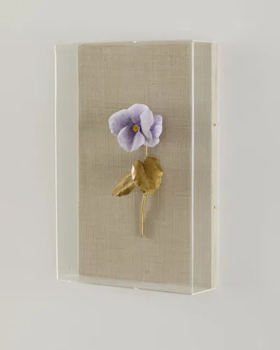 Tommy Mitchell Pansy Study 4 Wall Art In Multi