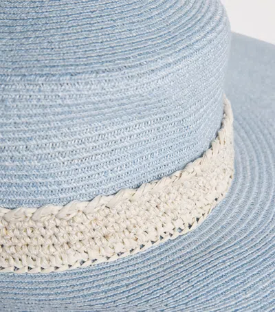 Eleventy Hemp Sunhat In Blue