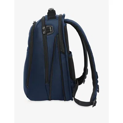Tumi Womens Navy Alpha Medium 15' Expandable Backpack In Blue