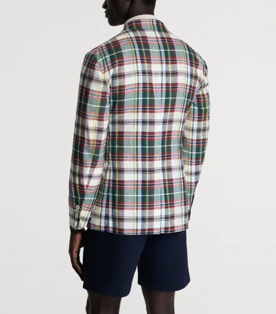 Dunhill Madras Check Blazer In Multi