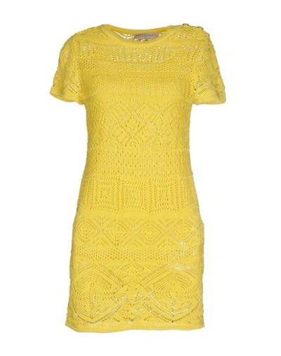 Emilio Pucci Short Dresses In Yellow