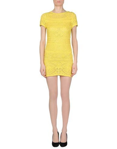 Shop Emilio Pucci Short Dresses In Yellow