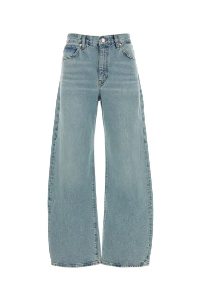 Frame Sky Blue Regular Jeans In Gray