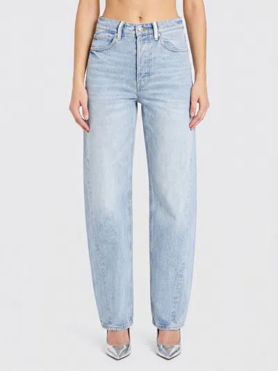 Alexander Wang Medium-waist Float Jeans In Gray