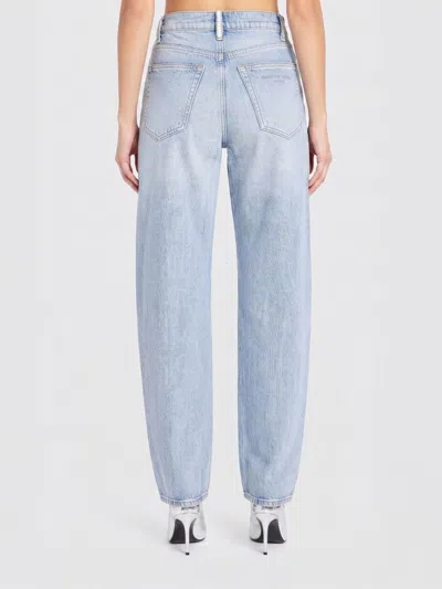 Alexander Wang Medium-waist Float Jeans In Gray