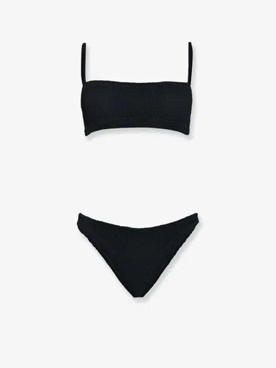 Hunza G The Original Crinkle Bikini In Black