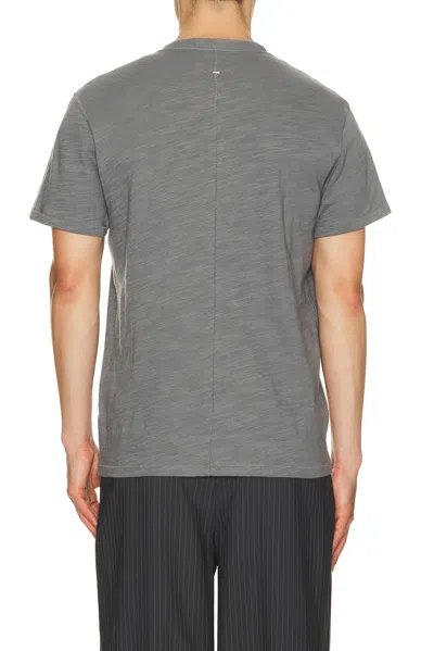 Rag & Bone Classic Flame Henley In Gray