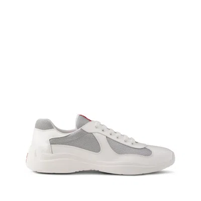Prada Performance-driven Sneakers With Streamlined Design In White
