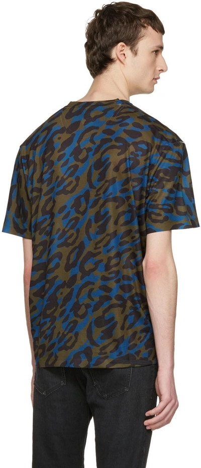 Shop Dsquared2 Tricolor Camouflage T-shirt