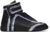 MAISON MARGIELA Black & Silver Future High-Top Sneakers