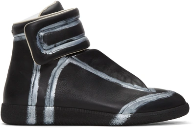 Maison Margiela Black & Silver Future High-top Trainers