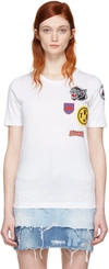 DSQUARED2 WHITE PATCHES T-SHIRT
