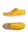 Jil Sander Laced Shoes In Yellow