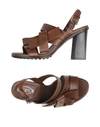 Tod's Sandals In Cocoa