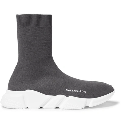 Balenciaga Hi-sock Stretch-knit Sneakers | ModeSens