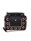FENDI Fendi Dot Com Small Handbag,8BN299.SFPF0GXNNERO+PALLADIO