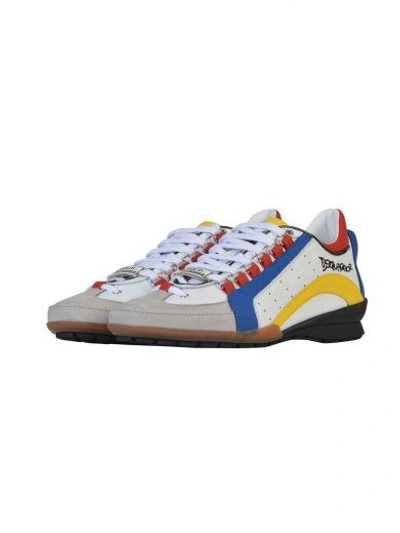 Shop Dsquared2 Sneakers 551 In Blue/yellow