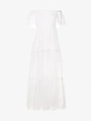 Valentino Off-the-shoulder Broderie Anglaise Cotton-blend Maxi Dress