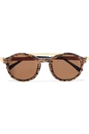 THIERRY LASRY Fancy round-frame acetate sunglasses