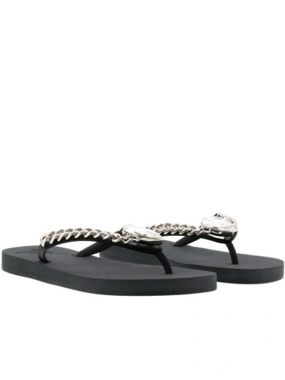 Shop Giuseppe Zanotti Hollywood Sandals In Black