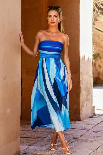 Cupshe Musing Abstract Maxi Dress In Multi