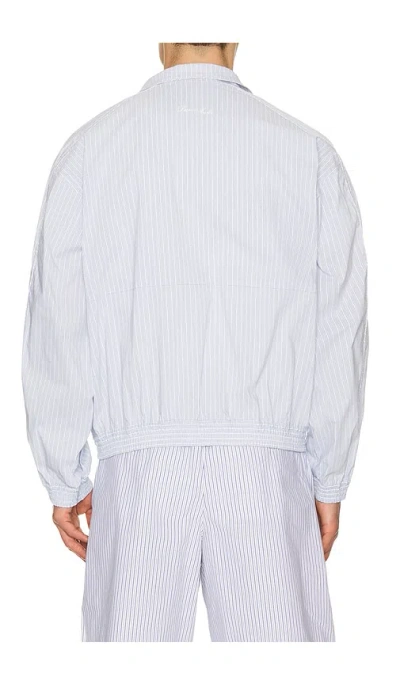 Dunst Light Harrington Jacket In Blue